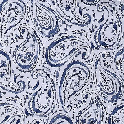 Open Box - 2pc Twin/Twin Extra Long Indienne Paisley Comforter Set Navy/White - Oceanfront Resort