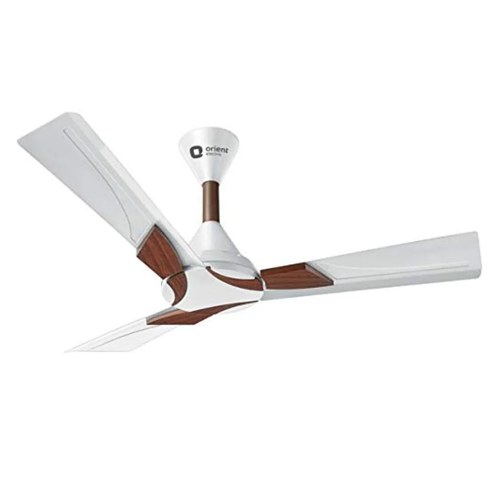 Orient Wendy Ceiling Fan Without Remote 1400mm Pearl White-Walnut