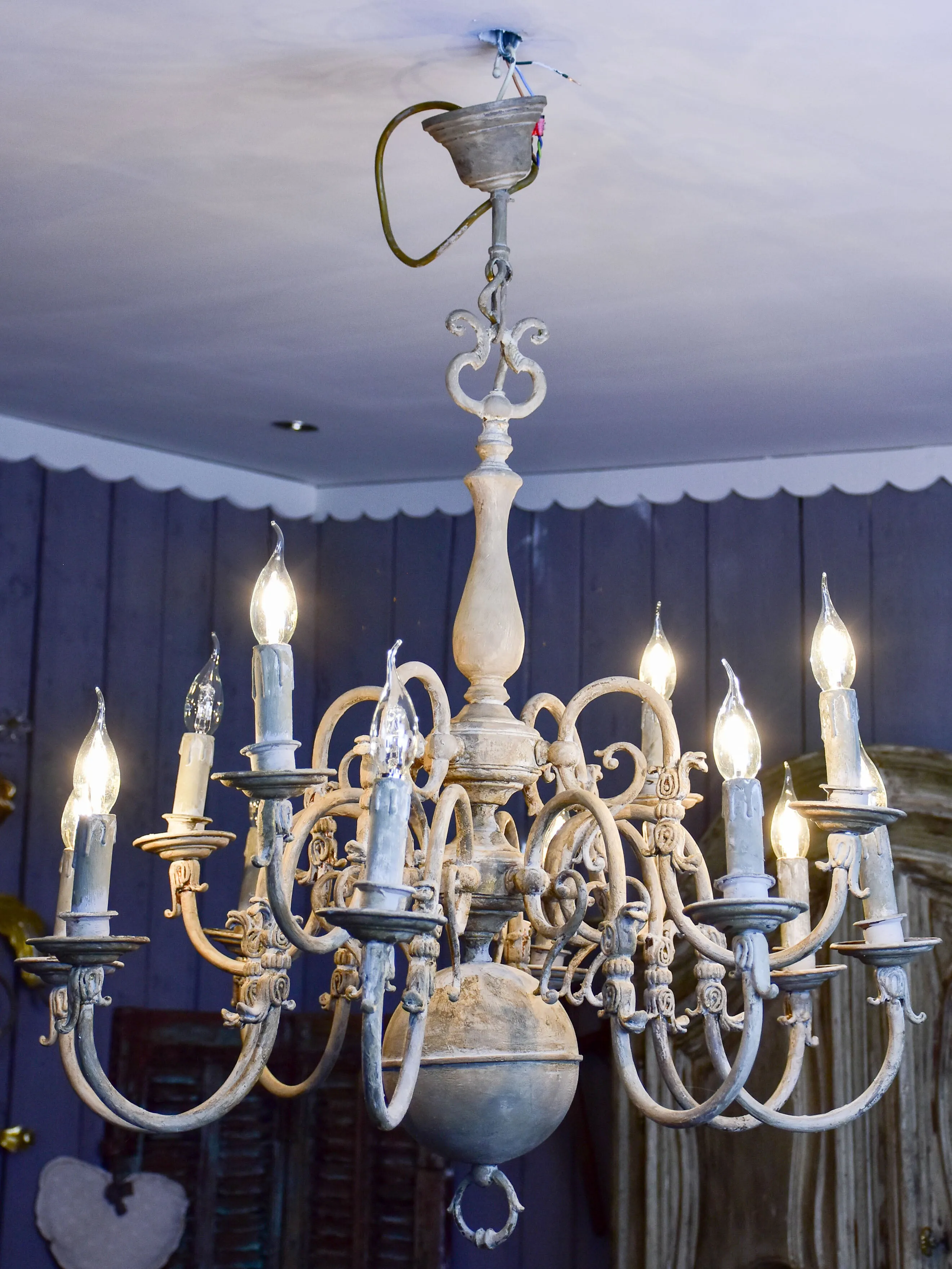 Pair of vintage chandeliers