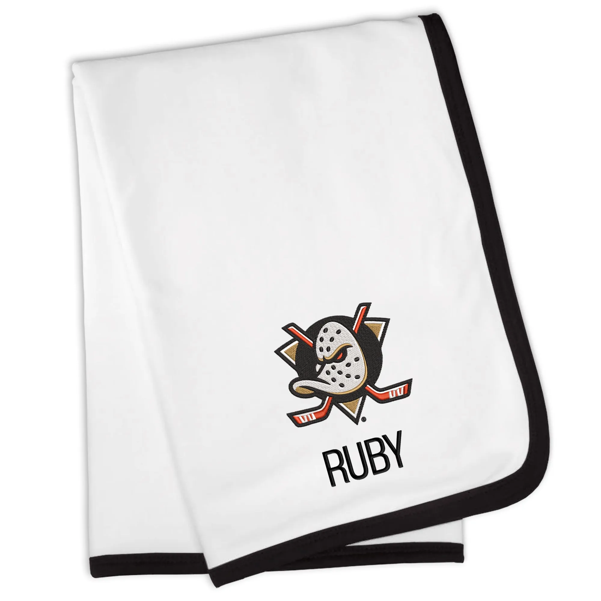 Personalized Anaheim Ducks Blanket