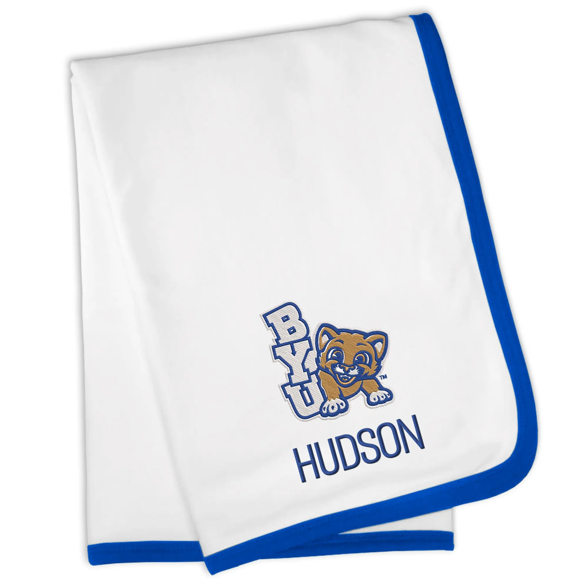 Personalized Brigham Young Cougars Youth Blanket