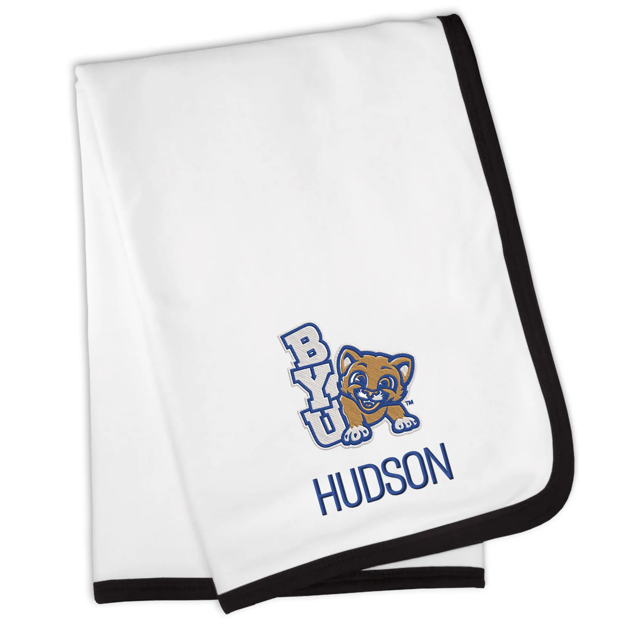 Personalized Brigham Young Cougars Youth Blanket