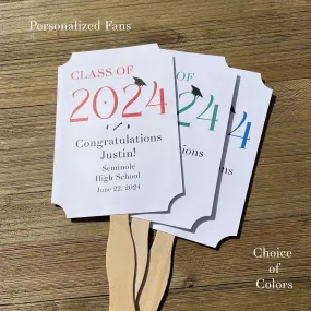 Personalized Graduation Favor Fan