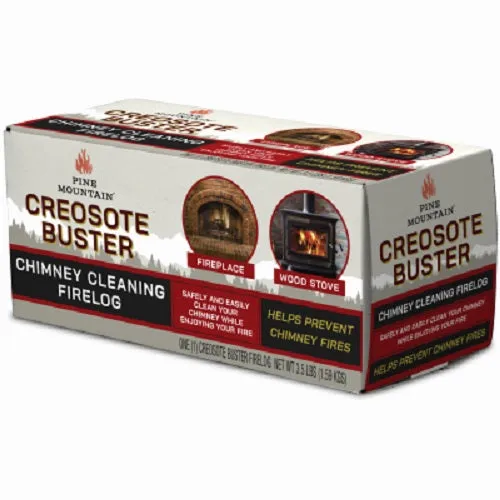 Pine Montain 525-160-881 Creosote Buster Chimney Cleaning Firelog - Quantity of 1