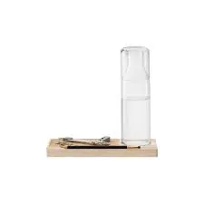 Plateau Carafe Set L28cm  Clear/Ash/Cork