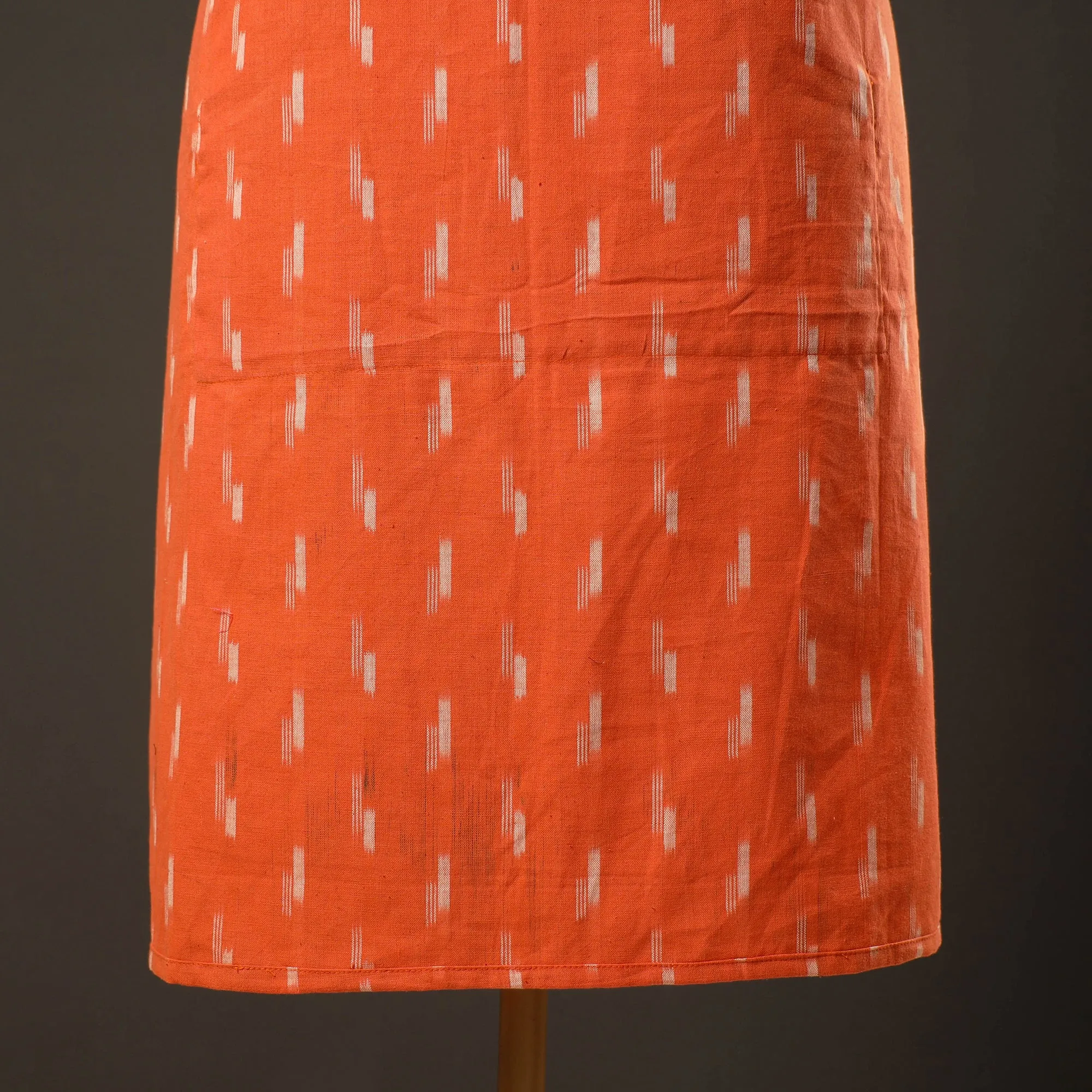 Pochampally Ikat Weave Cotton Apron with Pocket 06