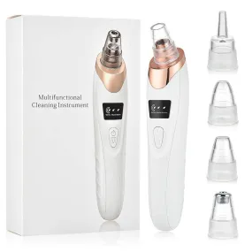 Premium Electric Blackhead Remover Vacuum | Face Vacuum Pore Cleanser-5 Suction Probes