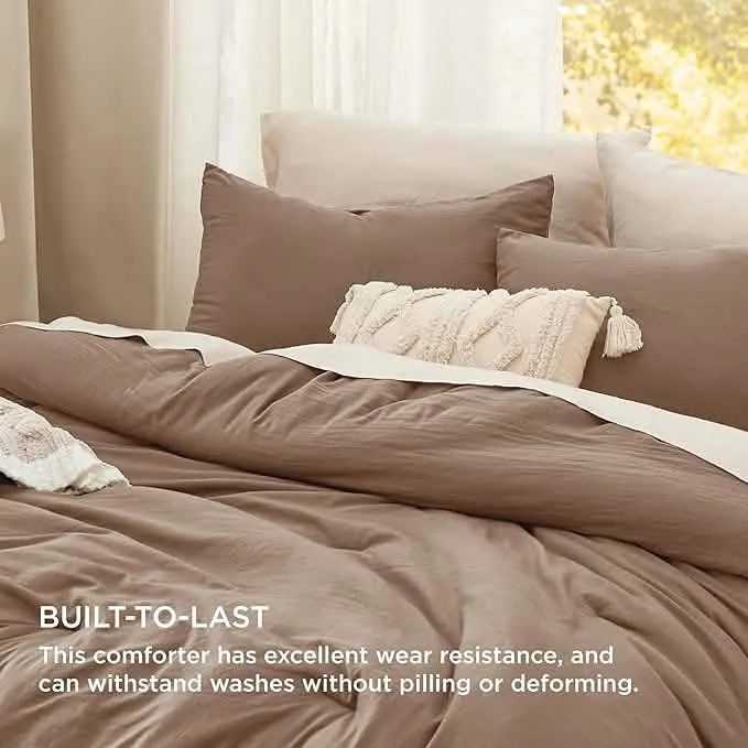 Prewashed Reversible Comforter Set