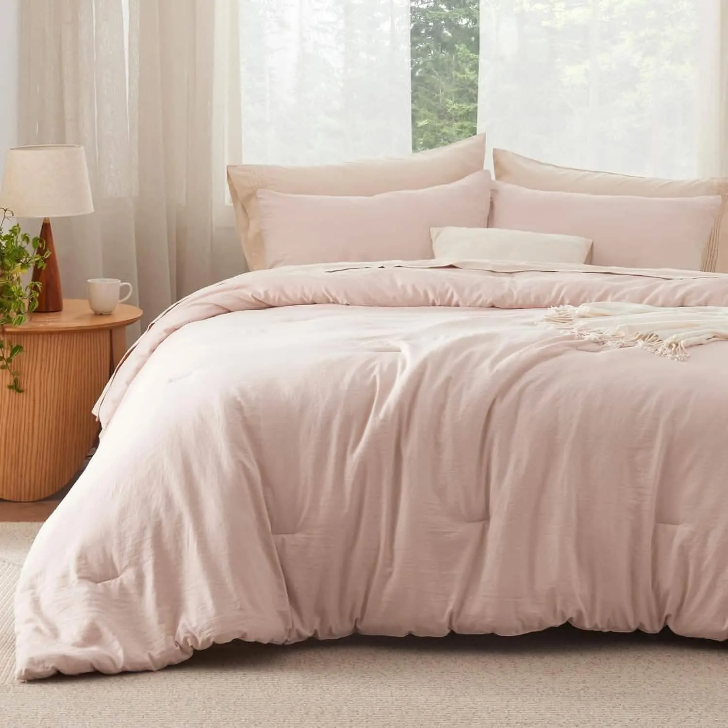 Prewashed Reversible Comforter Set