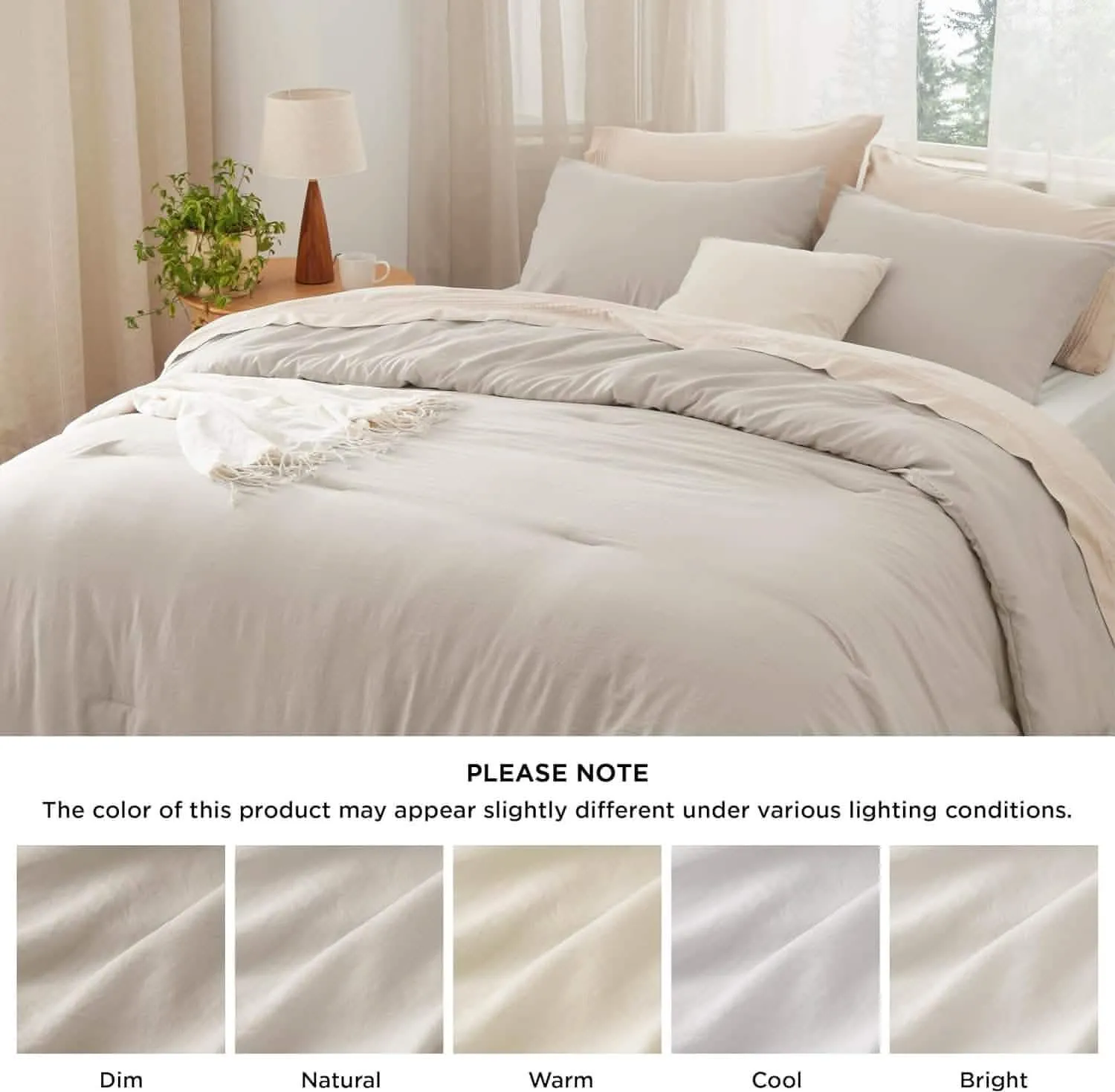 Prewashed Reversible Comforter Set