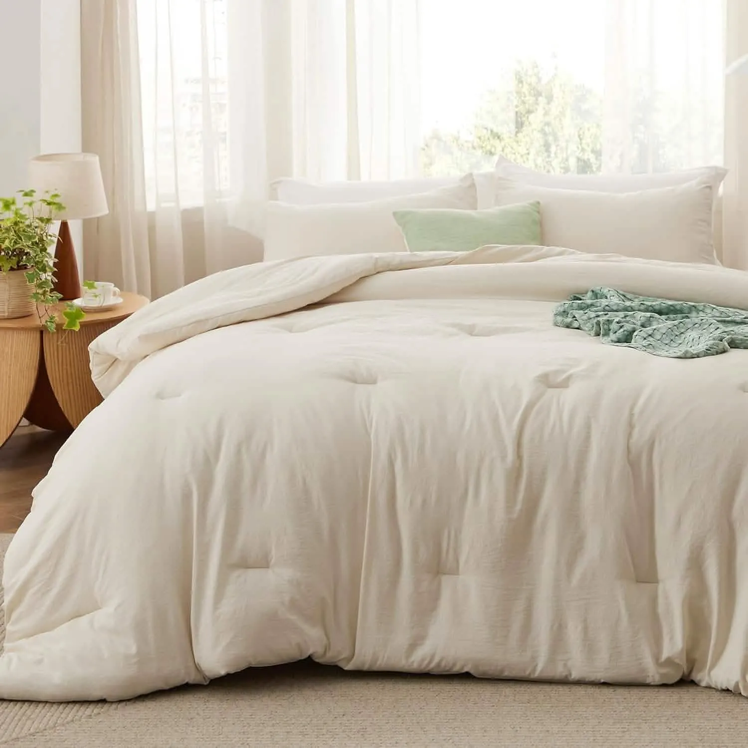 Prewashed Reversible Comforter Set