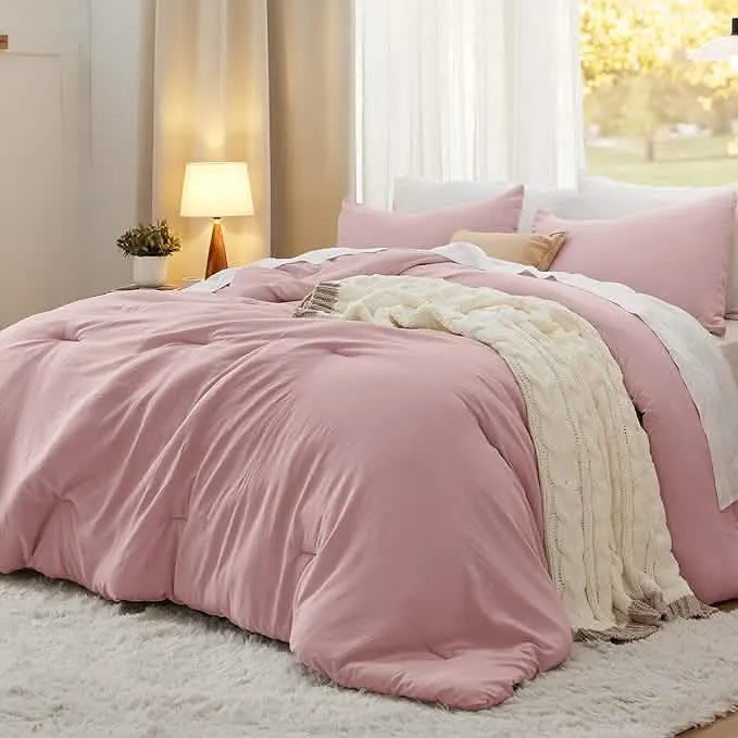 Prewashed Reversible Comforter Set