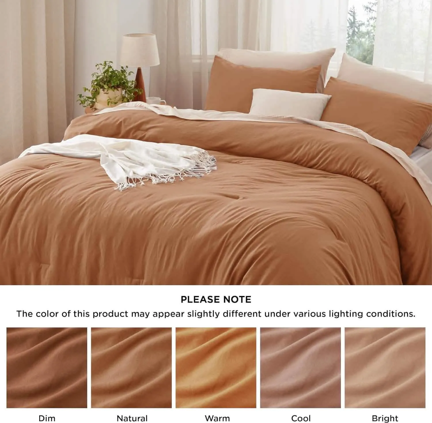 Prewashed Reversible Comforter Set