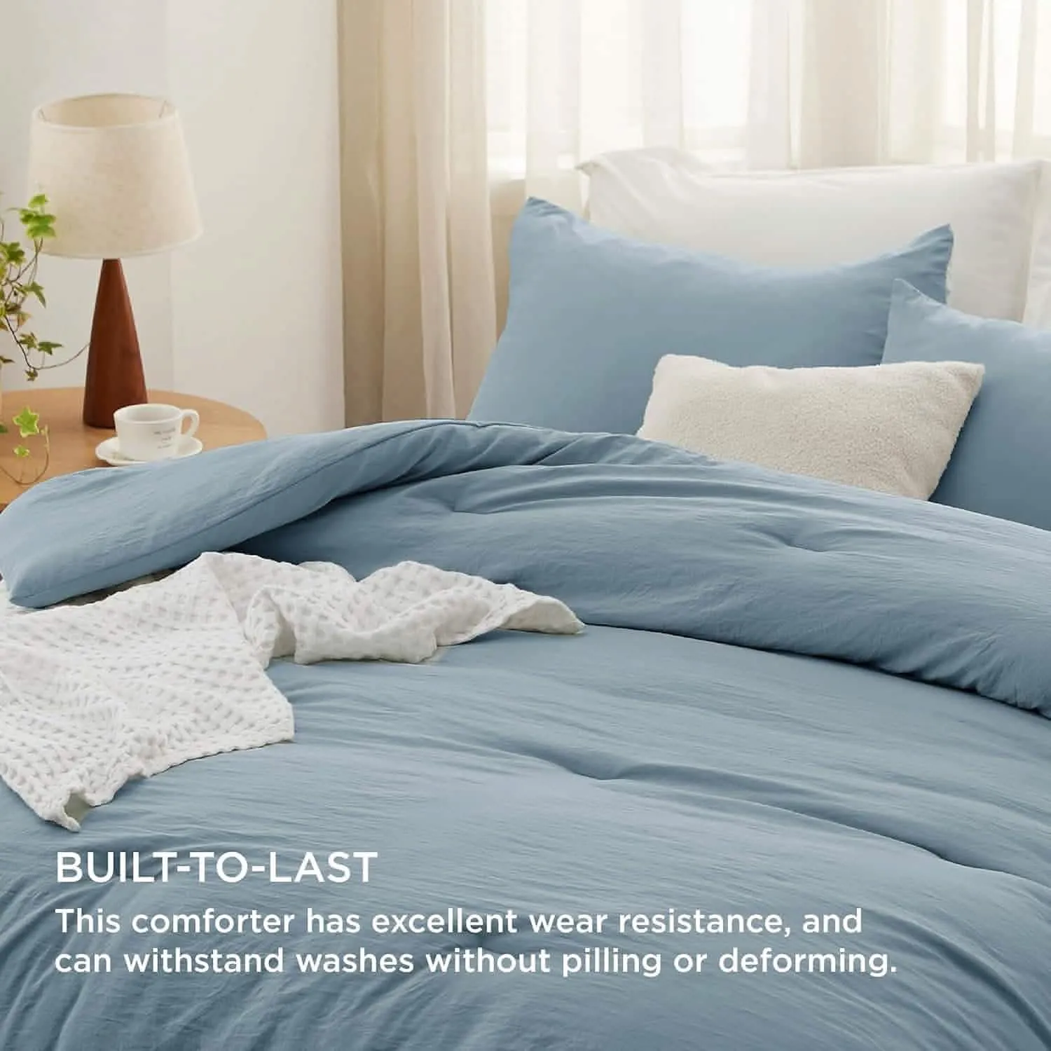 Prewashed Reversible Comforter Set