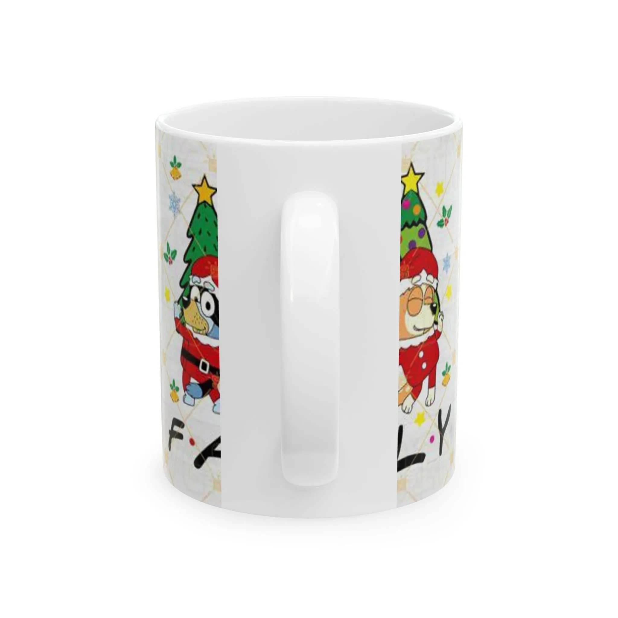 Princess Grace Family Christmas Ceramic Mug – Holiday Cheer for Loved Ones