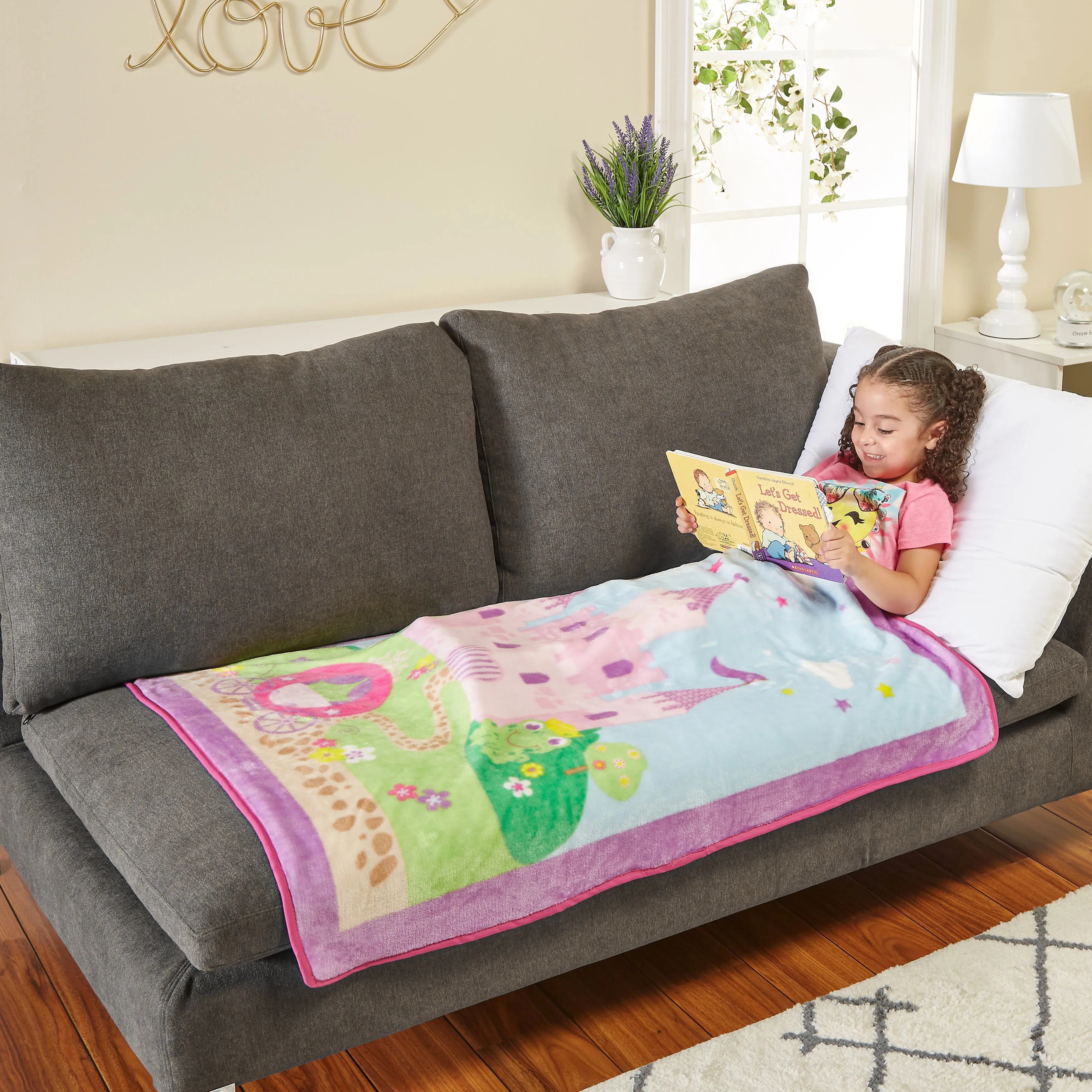 Princess Storyland Toddler Throw Blanket