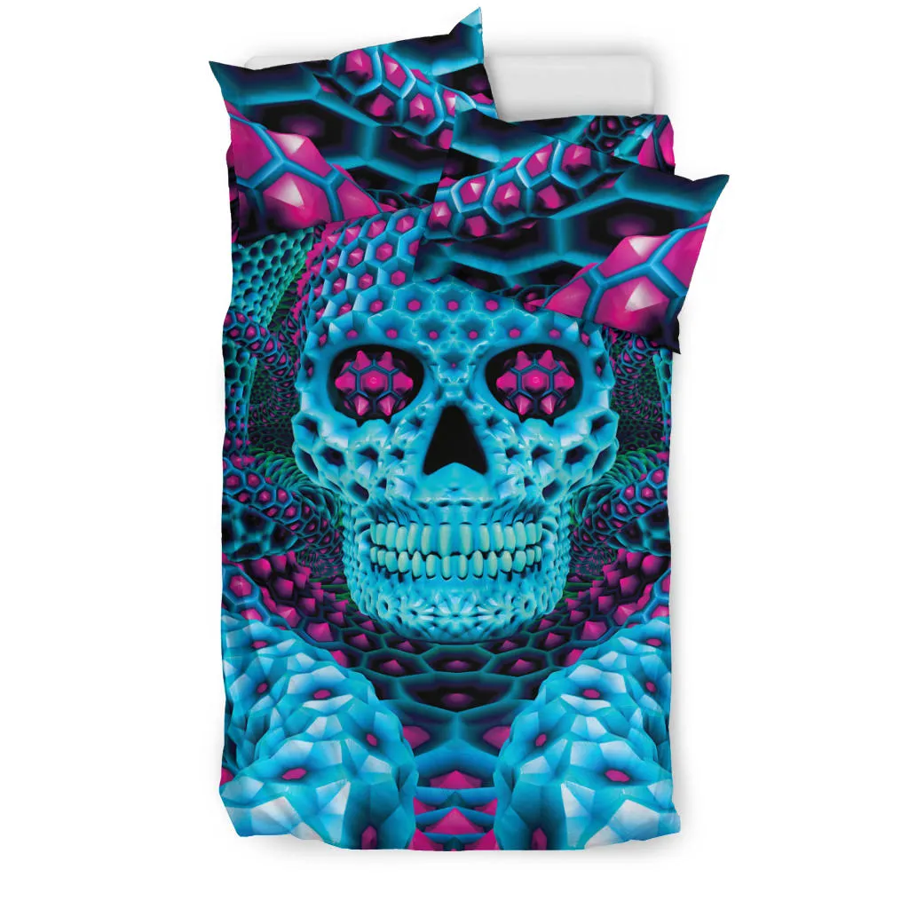 PSY SKULL BLUE BEDDING SET | PSYPEPPER