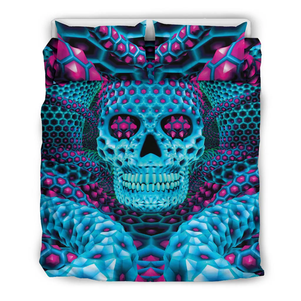 PSY SKULL BLUE BEDDING SET | PSYPEPPER