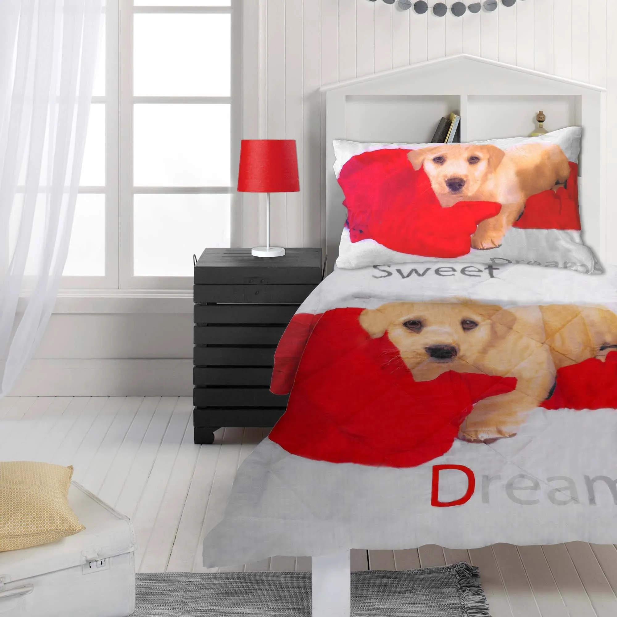 Puppy 2 Piece Kids Comforter Set