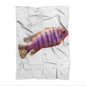 PurpleFish Sublimation Throw Blanket