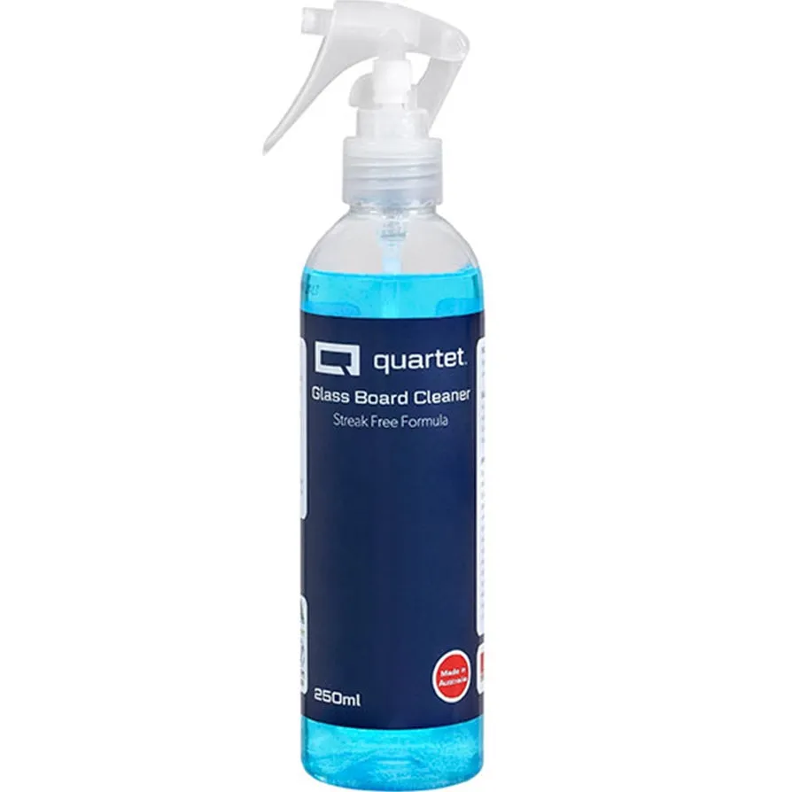 Quartet Glass Board Cleaner Surface Spray 250ml Glassboard