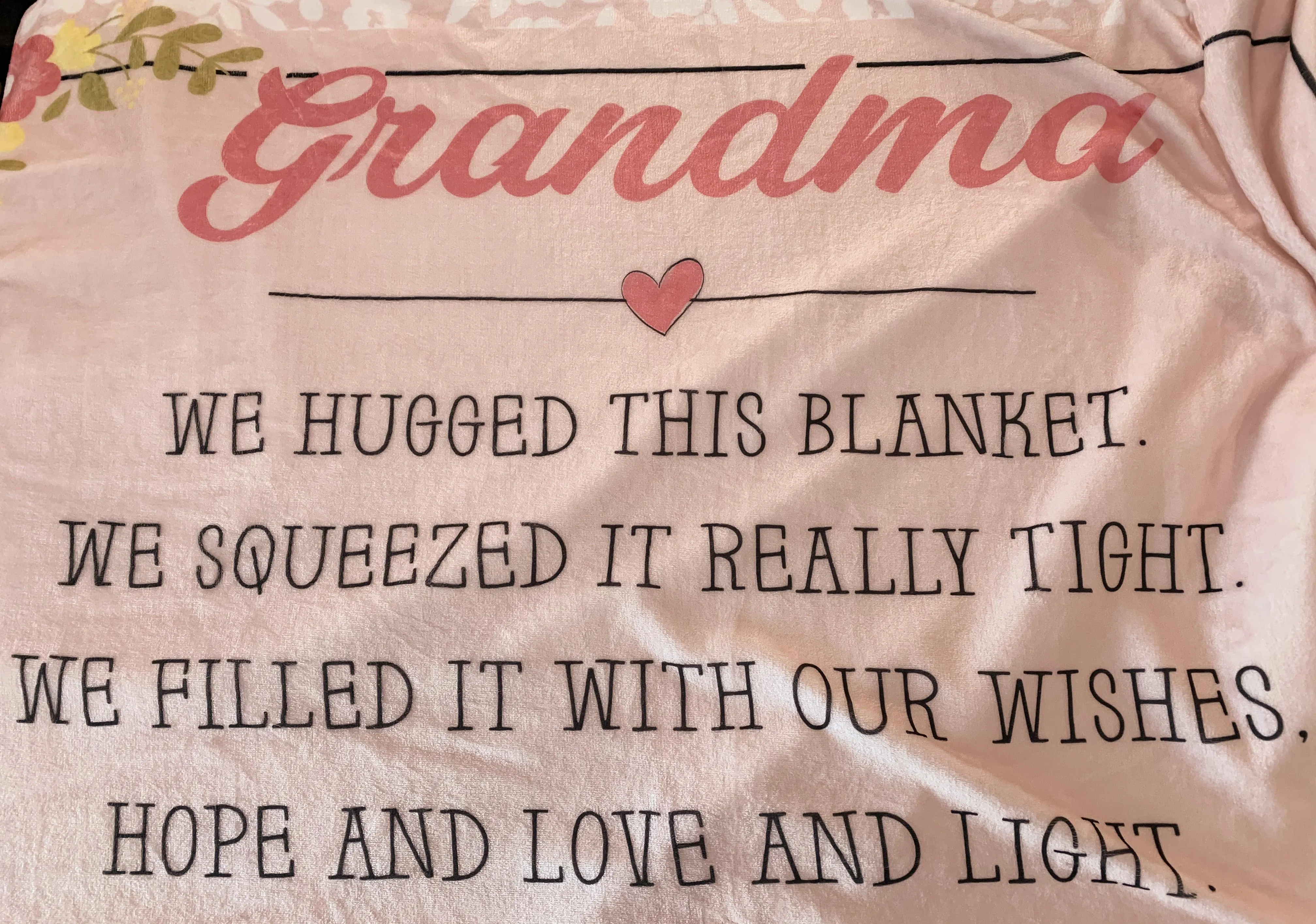 "The Grandma Blanket" Personalized Minky Blanket (Plush Minky)