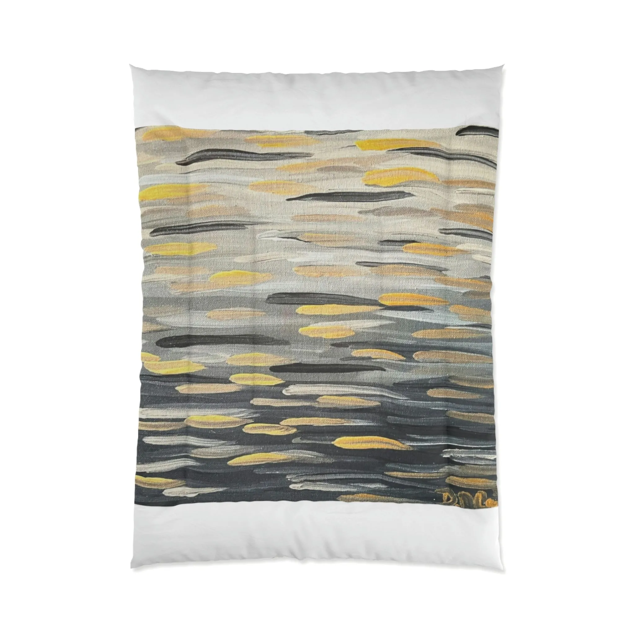 "Zebra Brushstrokes" Comforter