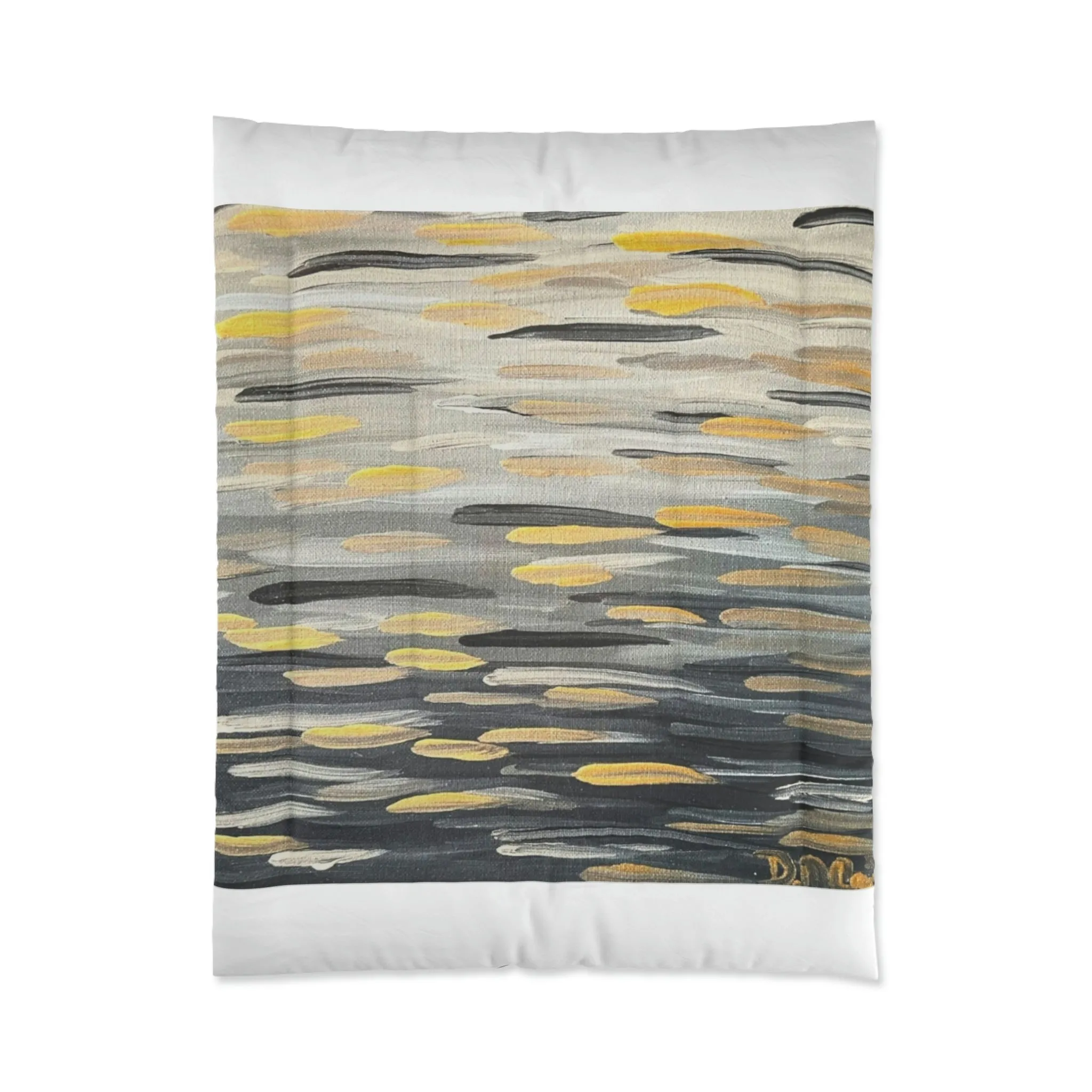 "Zebra Brushstrokes" Comforter