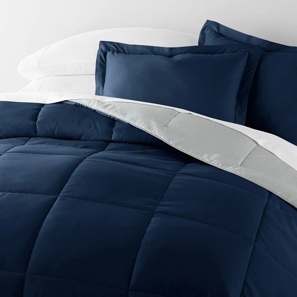 Reversible Down-Alternative Comforter Set (Sale)