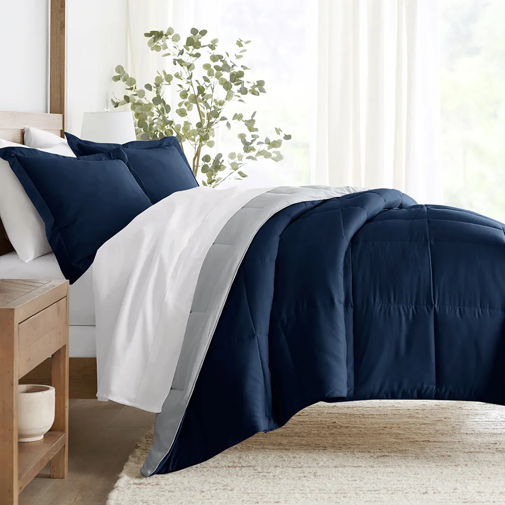 Reversible Down-Alternative Comforter Set (Sale)