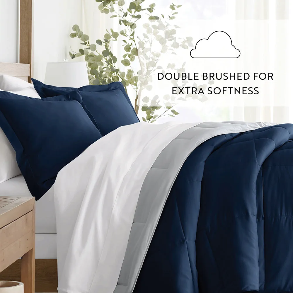 Reversible Down-Alternative Comforter Set (Sale)