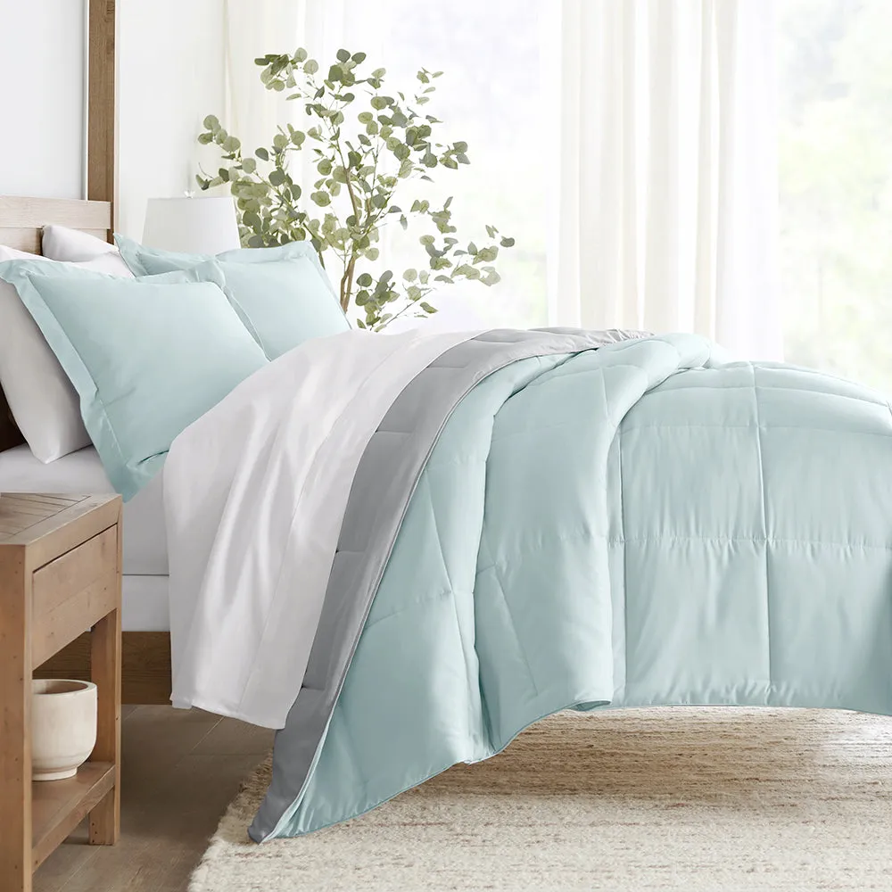 Reversible Down-Alternative Comforter Set (Sale)