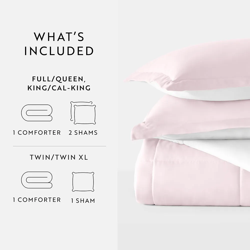 Reversible Down-Alternative Comforter Set (Sale)