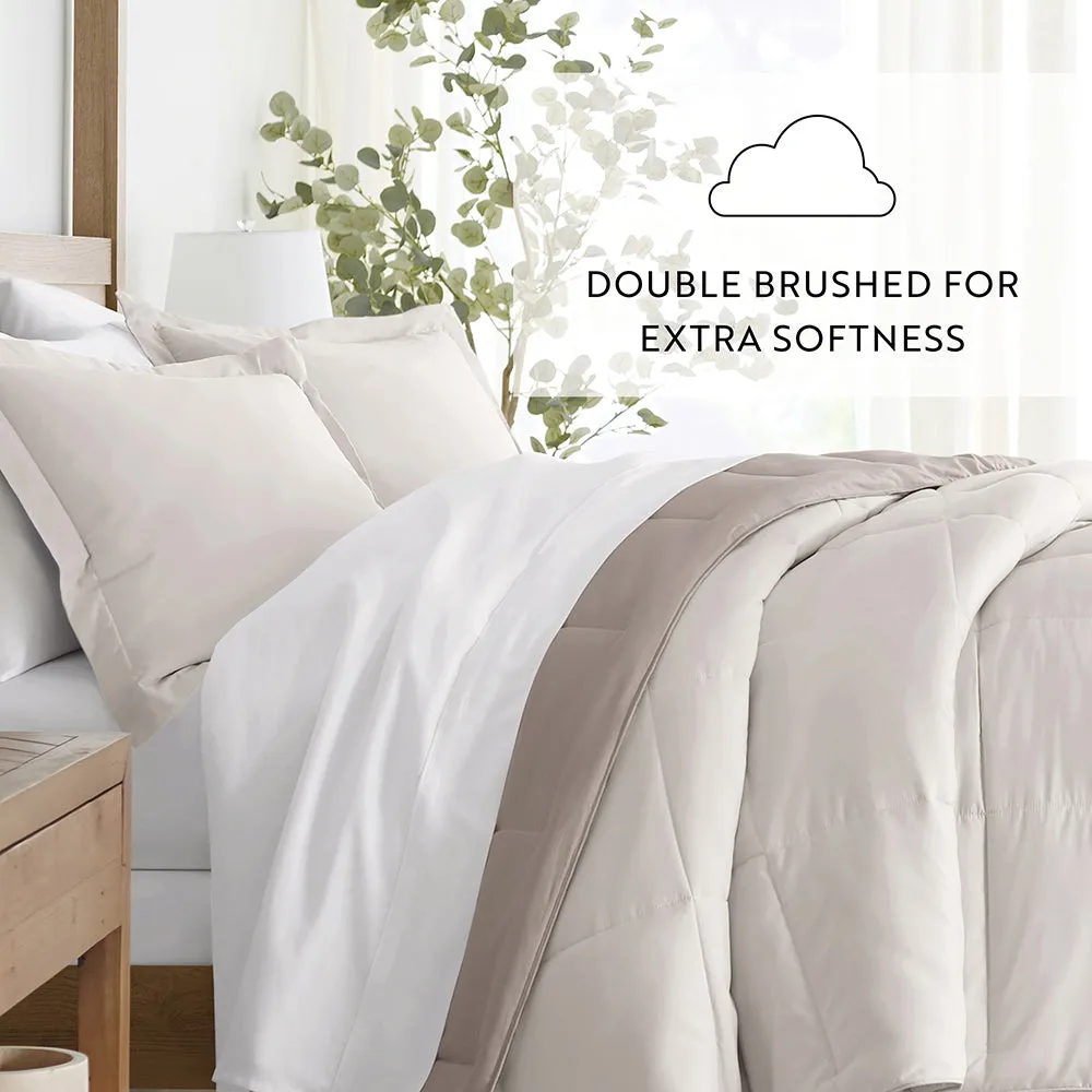 Reversible Down-Alternative Comforter Set (Sale)