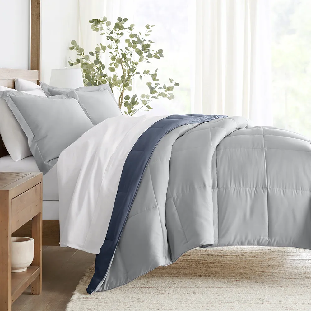 Reversible Down-Alternative Comforter Set (Sale)