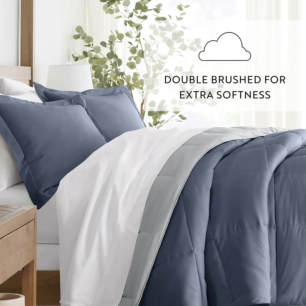 Reversible Down-Alternative Comforter Set (Sale)