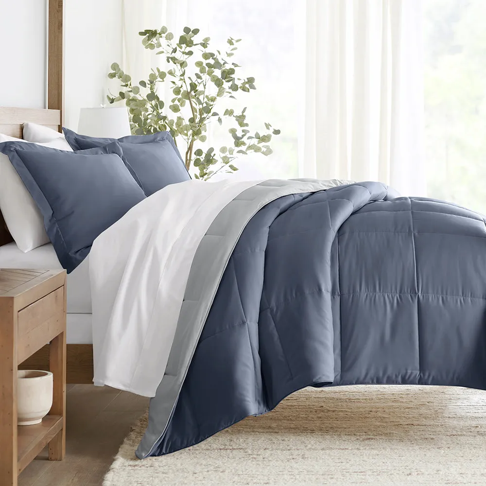 Reversible Down-Alternative Comforter Set (Sale)