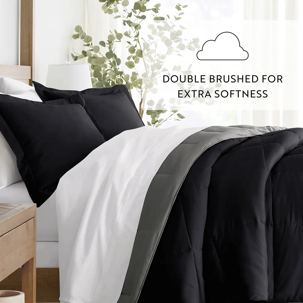 Reversible Down-Alternative Comforter Set (Sale)