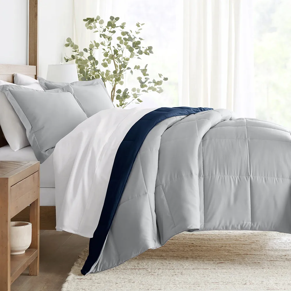 Reversible Down-Alternative Comforter Set (Sale)