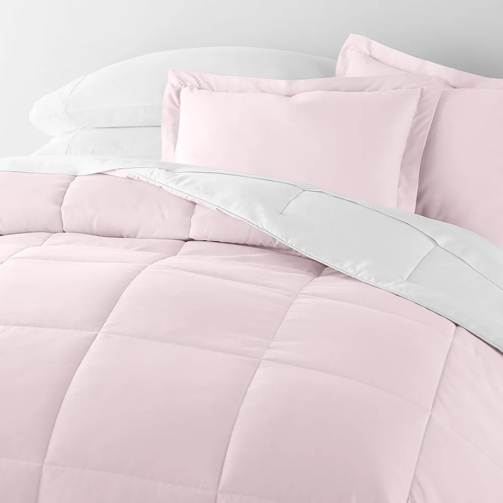 Reversible Down-Alternative Comforter Set (Sale)