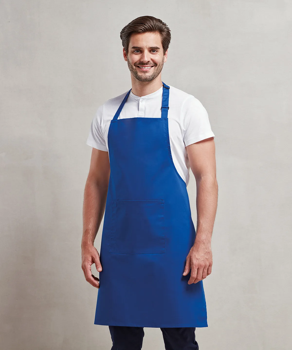 Royal - Colours bib apron with pocket