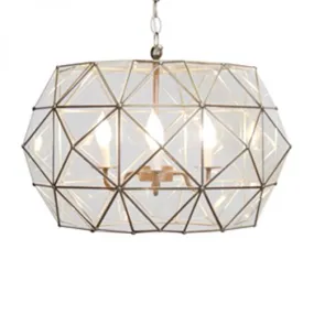 ROZZ PENDANT CHANDELIER, CLEAR