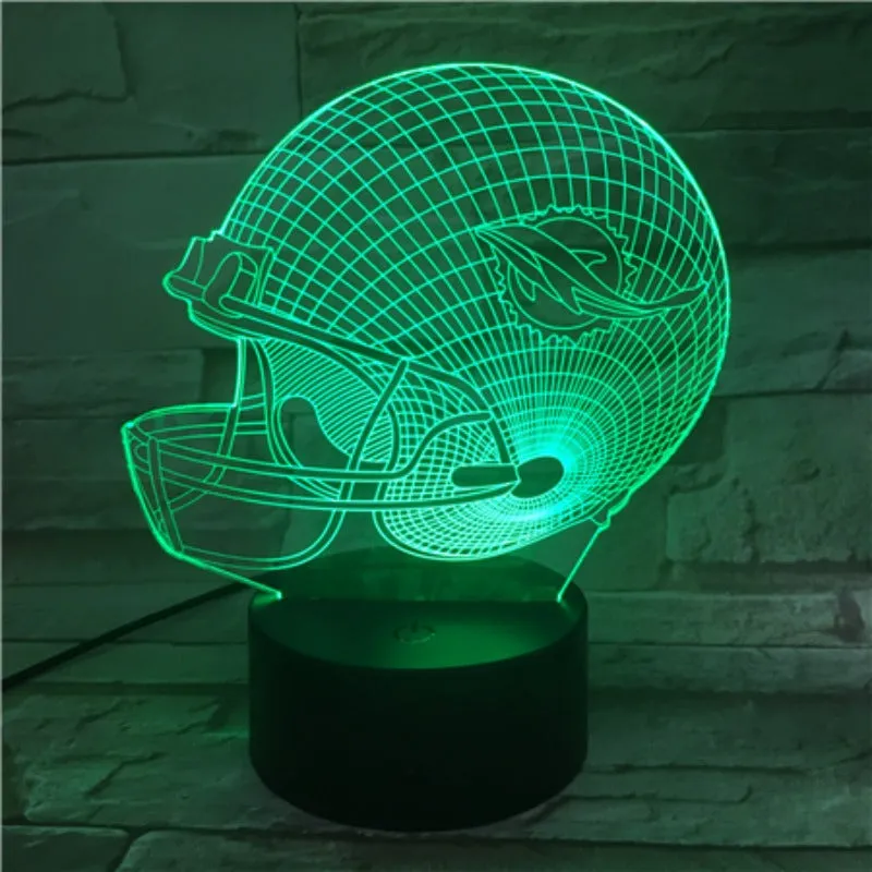 Rugby NFL Miami Dolphins 3D night light 1/3/7/16 colors available