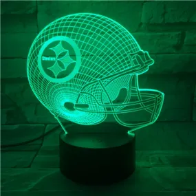 Rugby NFL Pittsburgh Steelers 3D night light 1/3/7/16 colors available