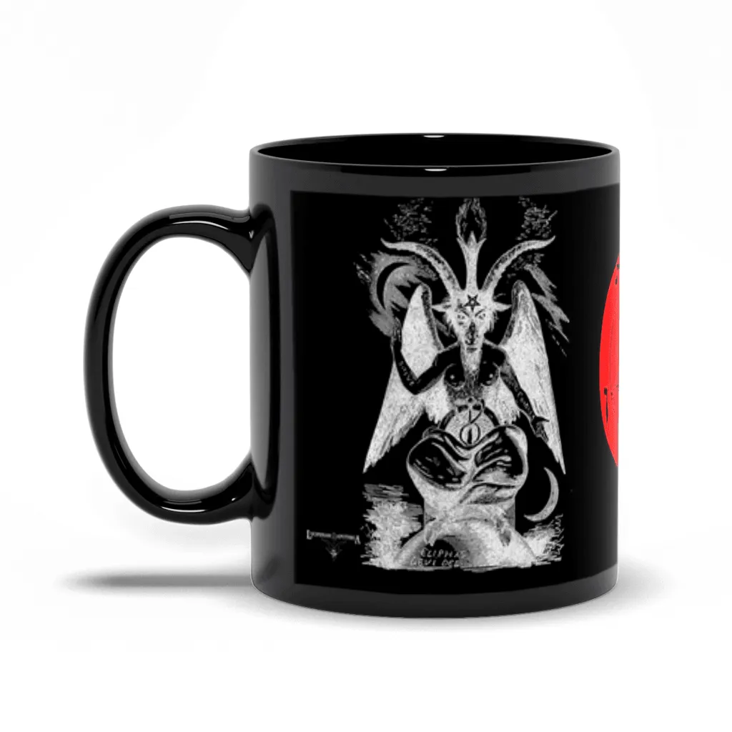 Sabbatic Goat (Baphomet) & Infernal Union Sigil Black Mugs