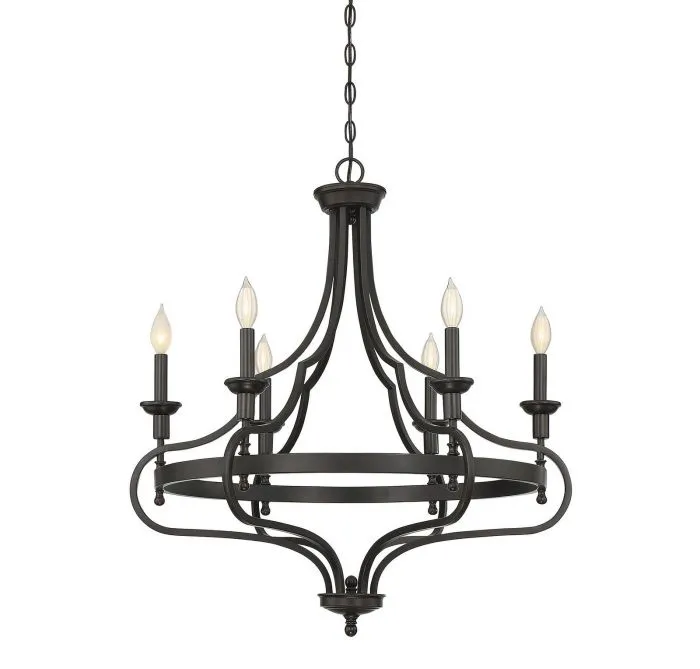 Sheilds 6 Light Chandelier