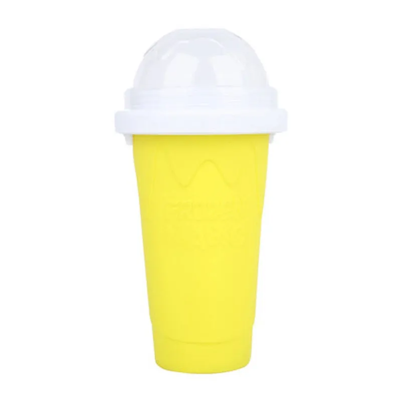 Silicone Quick-frozen Ice Cream Smoothie Maker Squeeze Cup