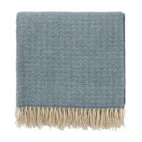 Siljan Cashmere Blanket [Teal melange]