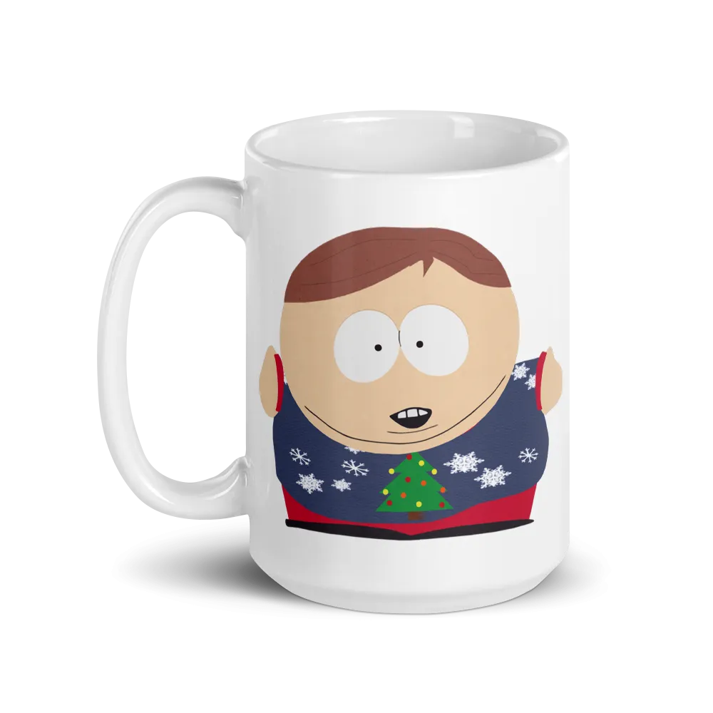 South Park Cartman Festively Plump White Mug