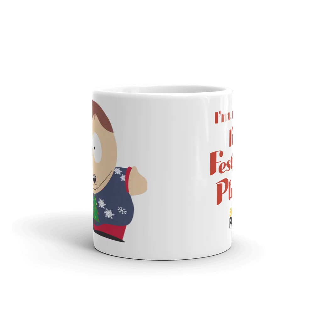 South Park Cartman Festively Plump White Mug